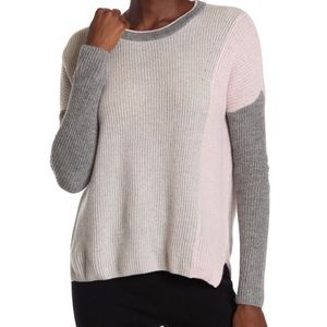 Amicale Cashmere Colorblock Sweater *NWT*